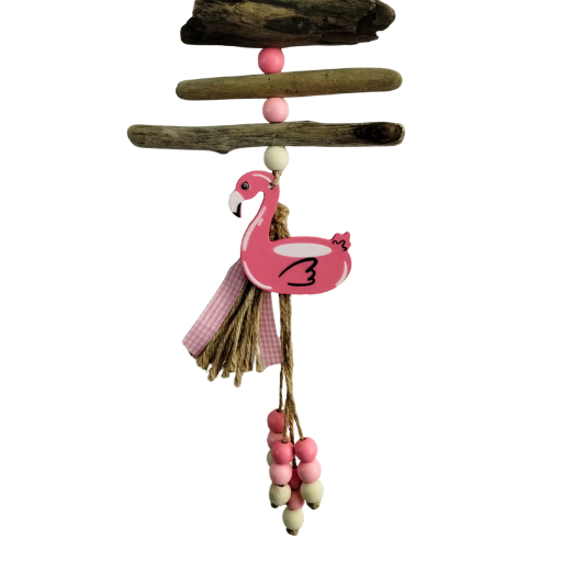 Flamingo Driftwood Hanging Garland