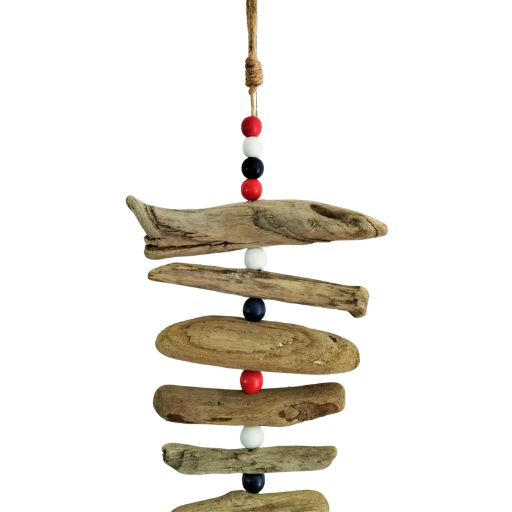 Red, White & Blue Driftwood Garland